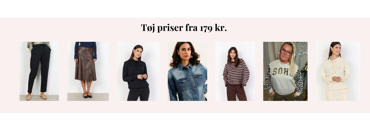 Nyheder: kjoler, t-shirts, Jeans