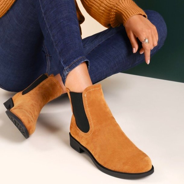 Chelseaboots - Mulanka Camel