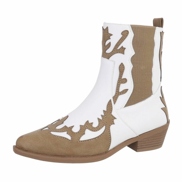 Cowboystvle - Khaki-hvid