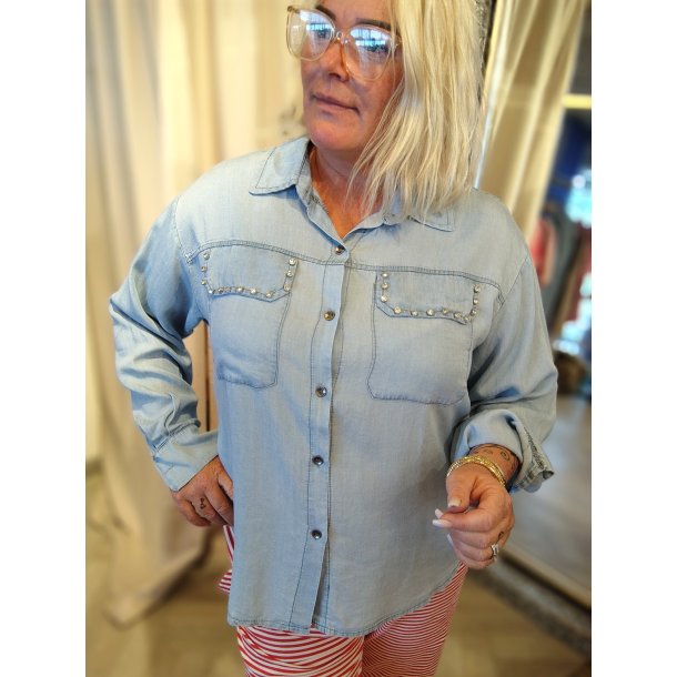 Denim skjorte
