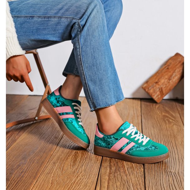 Velour Sneakers