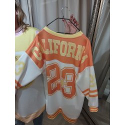 Orange hockey bluse