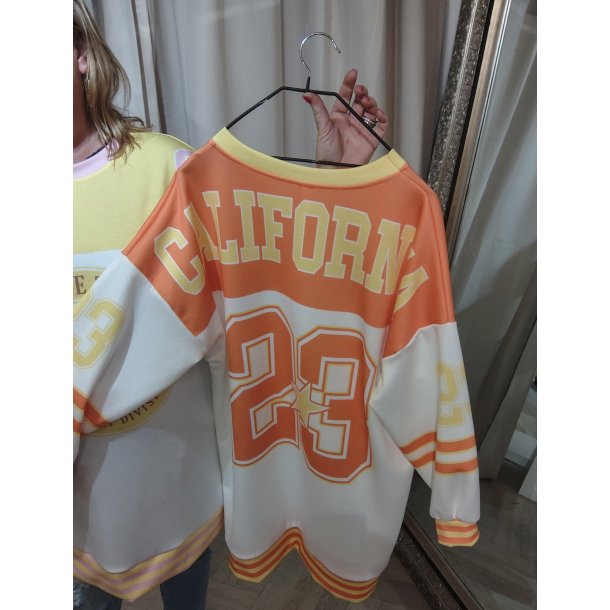 Orange hockey bluse