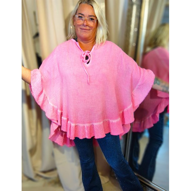 Poncho - Bomuld